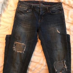 Zara Z1975 Dark Denim Skinny Jeans Size 4 EUC